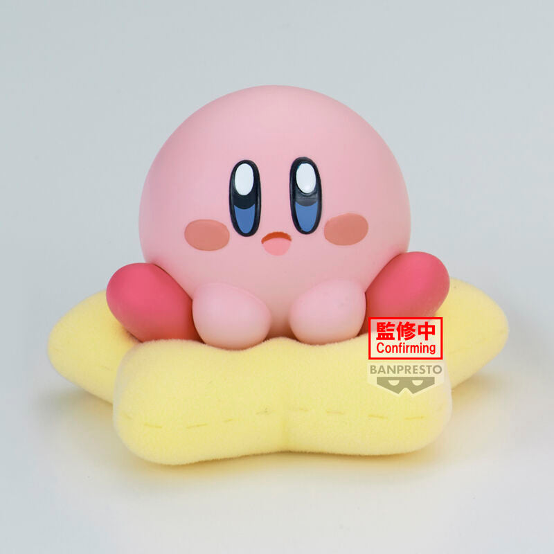 Figura Kirby A Break Time de BANPRESTO sobre un elemento amarillo - 2