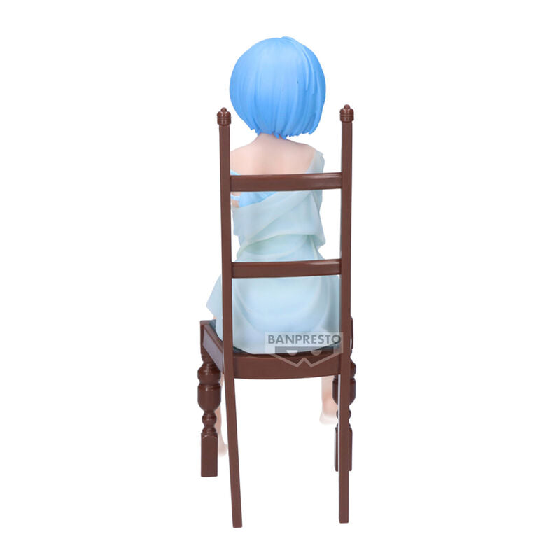 Figura de Rem de Re:Zero sentada en una silla - 3