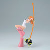 Figura de Nami de One Piece Battle Record con bastón naranja