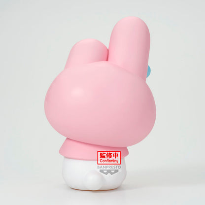 Figura My Melody Sofvimates rosa con lazo azul y fresa - 5