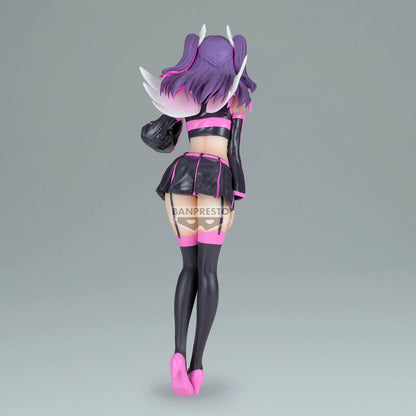 Figura Miriella Angel de Banpresto con alas blancas y estilismo negro y rosa - 5