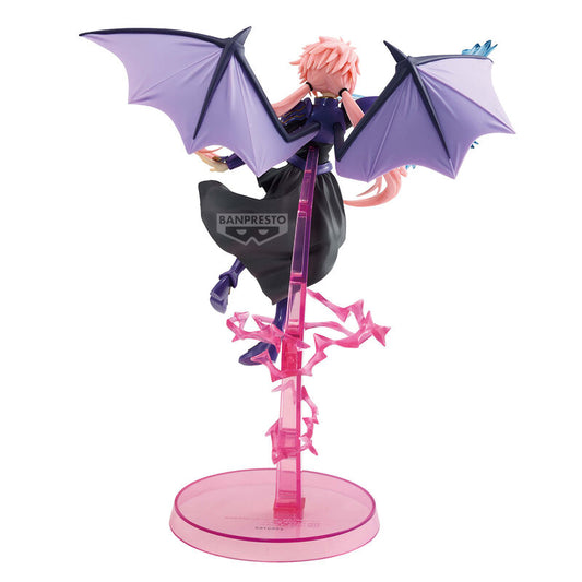 Figura de Milim Dragon Form de Banpresto con alas moradas y base rosa - 4