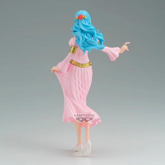 Figura de Nefeltari Vivi de One Piece con vestido rosa y cabello azul - 5