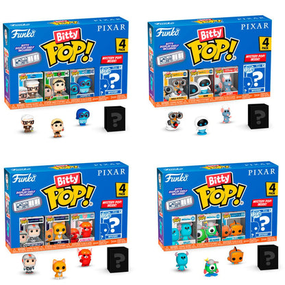 Blister surtido de 4 figuras Bitty Pop! Disney Pixar de FUNKO