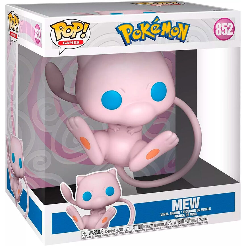 Figura Funko POP! Super Sized de Mew de Pokémon en caja