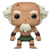 Figura Funko POP! de King Bumi con barba blanca y pantalón verde