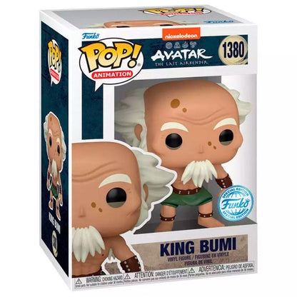 Figura Funko POP! de King Bumi con barba blanca y pantalón verde - 2