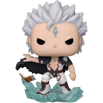 Figura Funko POP! de Mars de Black Clover con capa y base azulada
