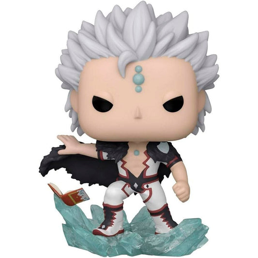 Figura Funko POP! de Mars de Black Clover con capa y base azulada