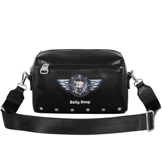 Bolso bandolera negro Motor Love de Betty Boop