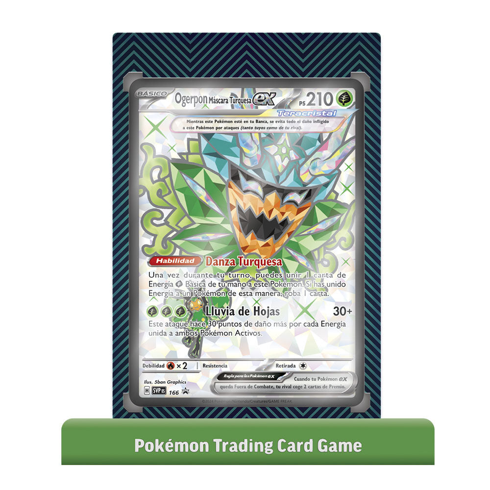 Estuche Colección Premium Ogerpon ex de Pokémon TCG - 4
