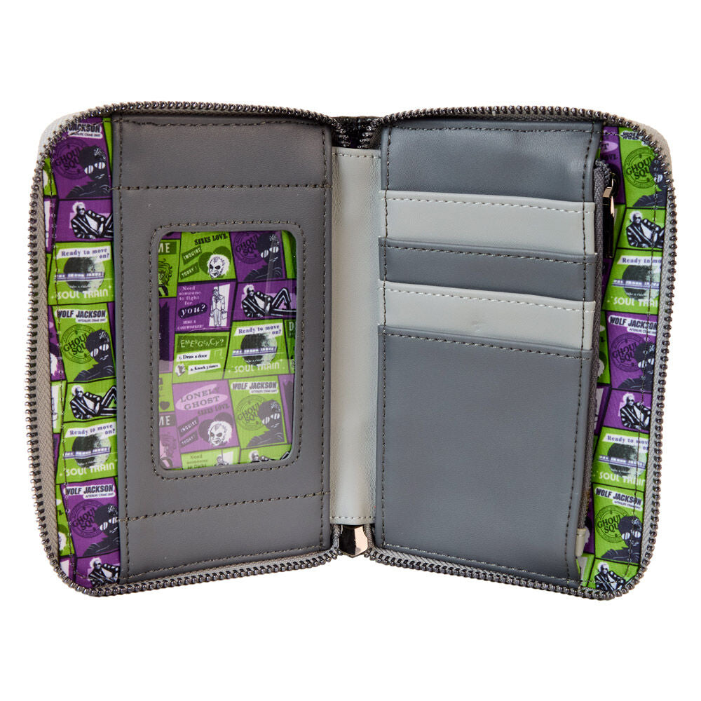Cartera Loungefly de Lydia Deetz de Beetlejuice 2 con diseño de traje negro - 2