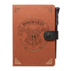 Cuaderno A5 marrón de Hogwarts con bolígrafo varita
