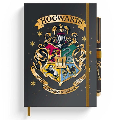 Cuaderno A5 de Hogwarts Harry Potter con bolígrafo