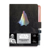 Cuaderno A5 negro de Darth Vader Star Wars con bolígrafo sable de luz