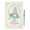Cuaderno A5 Disney de Alicia en el País de las Maravillas con bolígrafo azul