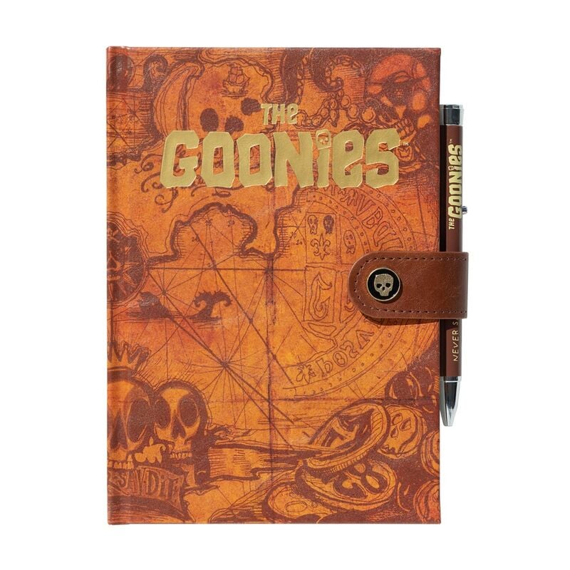Cuaderno A5 de Los Goonies con tapa dura y bolígrafo proyector