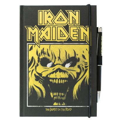 Cuaderno A5 Iron Maiden The Beast on the Road con bolígrafo