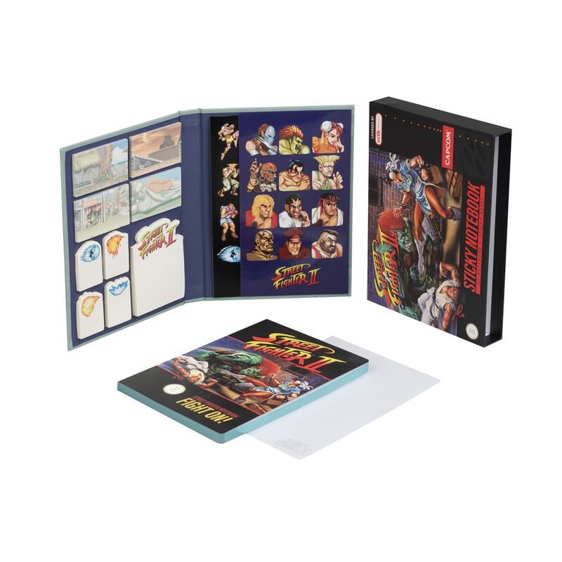Cuaderno A5 de notas adhesivas Street Fighter II ERIK
