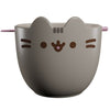 Bowl 3D de ramen Pusheen gris con forma de gato