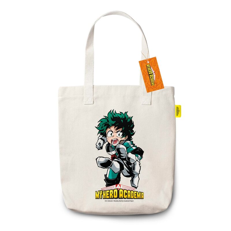 Bolsa shopping cruda de My Hero Academia con ilustración del personaje