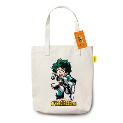 Bolsa shopping cruda de My Hero Academia con ilustración del personaje
