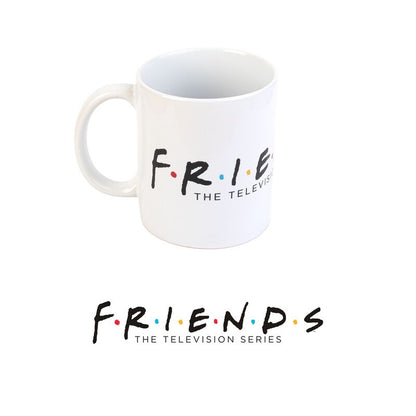Taza blanca de cerámica Friends de 350 ml