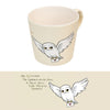 Taza crema de Hedwig de Harry Potter con una carta
