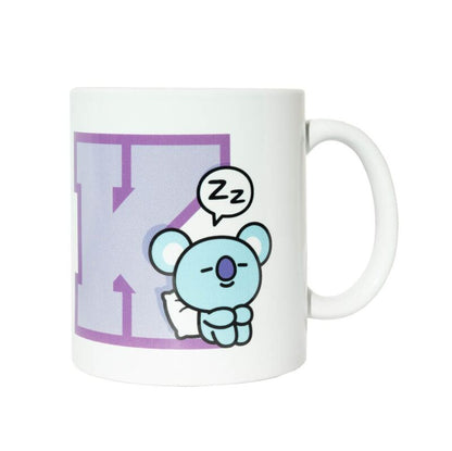 Taza blanca de cerámica Koya BT21 de 330 ml