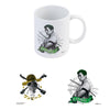 Taza blanca de cerámica de Roronoa Zoro de One Piece