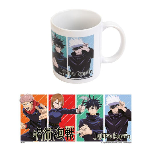 Taza de cerámica Jujutsu Kaisen ERIK con personajes de la serie