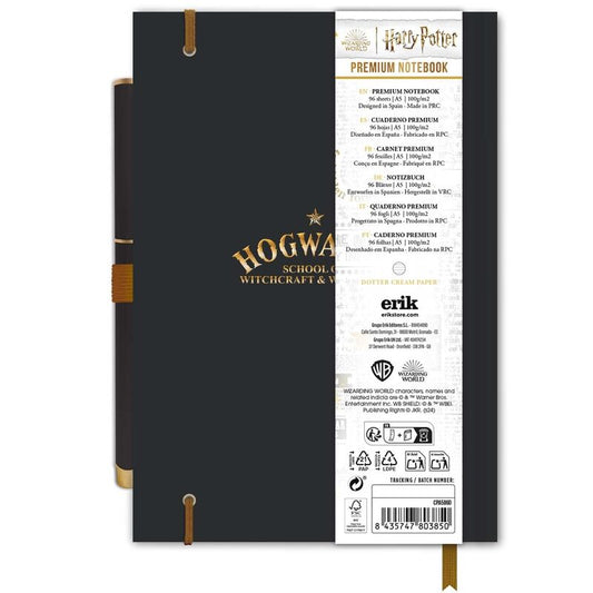 Cuaderno A5 de Hogwarts Harry Potter con bolígrafo - 2