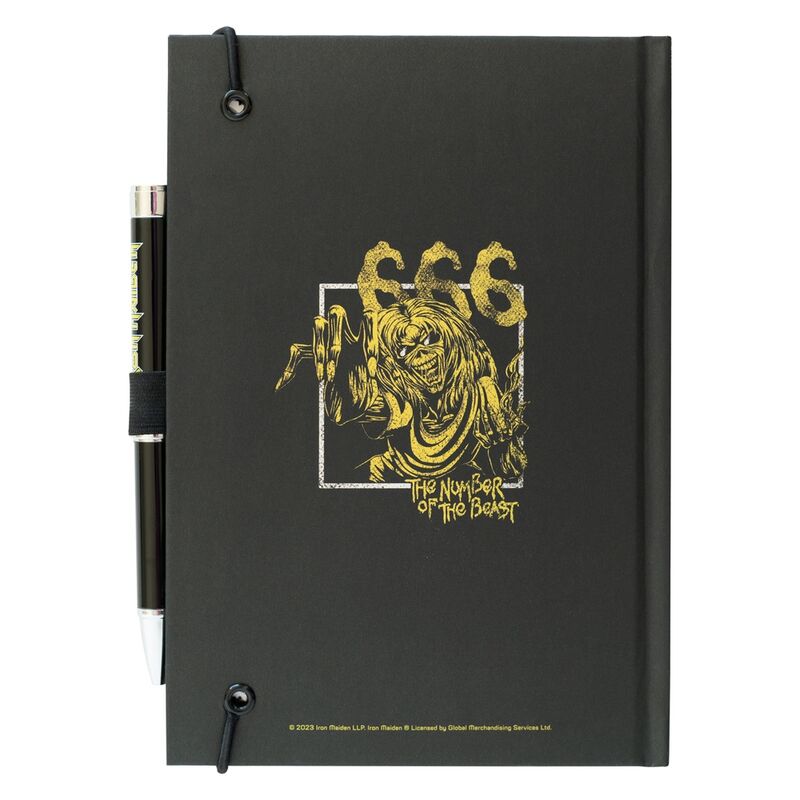 Cuaderno A5 Iron Maiden The Beast on the Road con bolígrafo - 2