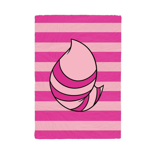 Cuaderno A5 de felpa con Cheshire de Disney sobre rayas rosas - 2