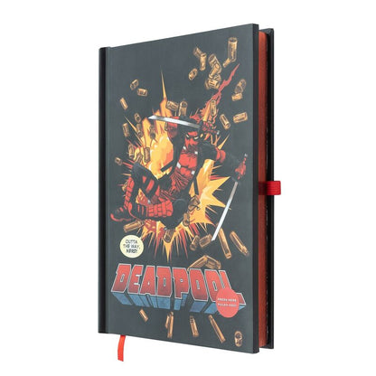 Cuaderno A5 Deadpool Marvel con portada iluminada por luz LED - 2