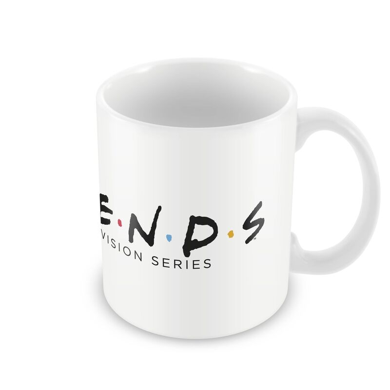 Taza blanca de cerámica Friends de 350 ml - 2