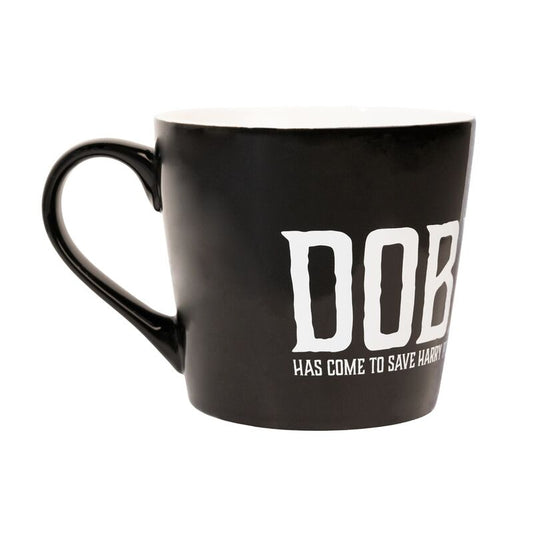 Taza negra de Dobby de Harry Potter con interior blanco - 2