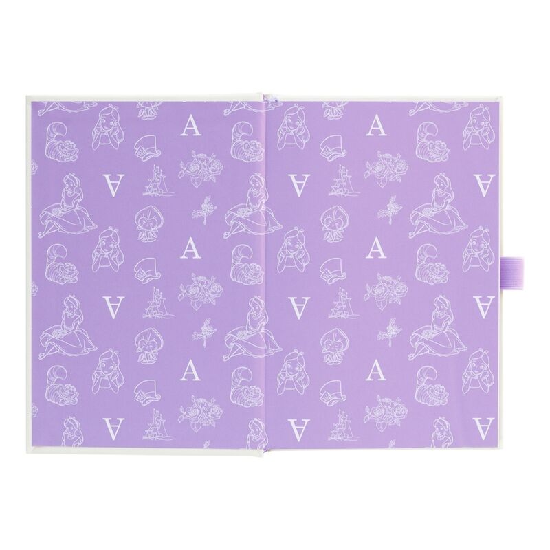 Cuaderno A5 Disney de Alicia en el País de las Maravillas con bolígrafo azul - 3