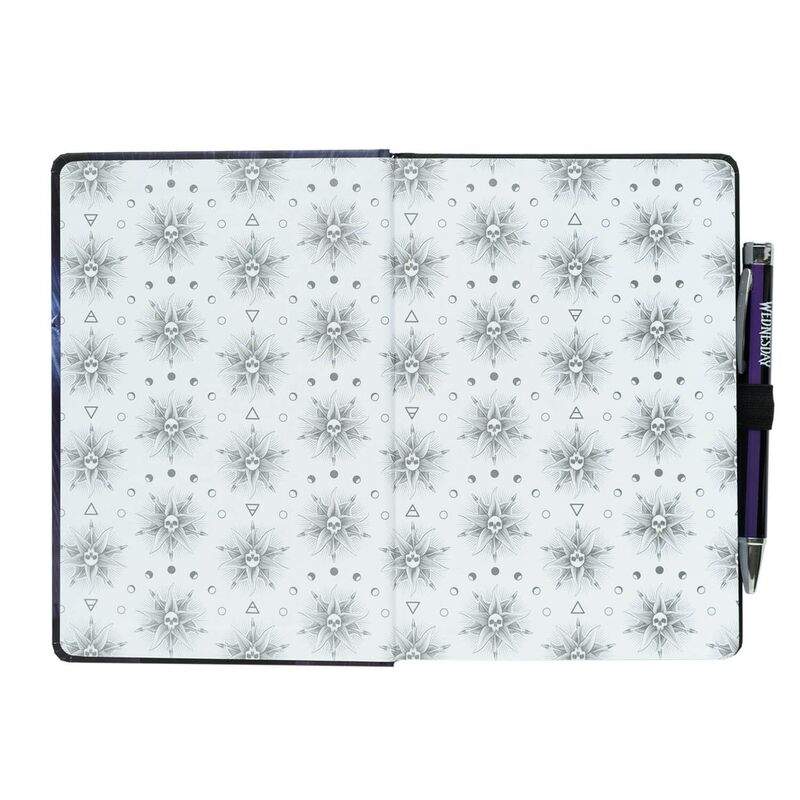 Cuaderno A5 de Wednesday Addams con bolígrafo proyector - 3