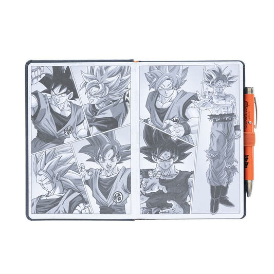 Cuaderno A5 Dragon Ball Super con Goku y bolígrafo proyector - 3