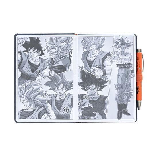 Cuaderno A5 Dragon Ball Super con Goku y bolígrafo proyector - 3