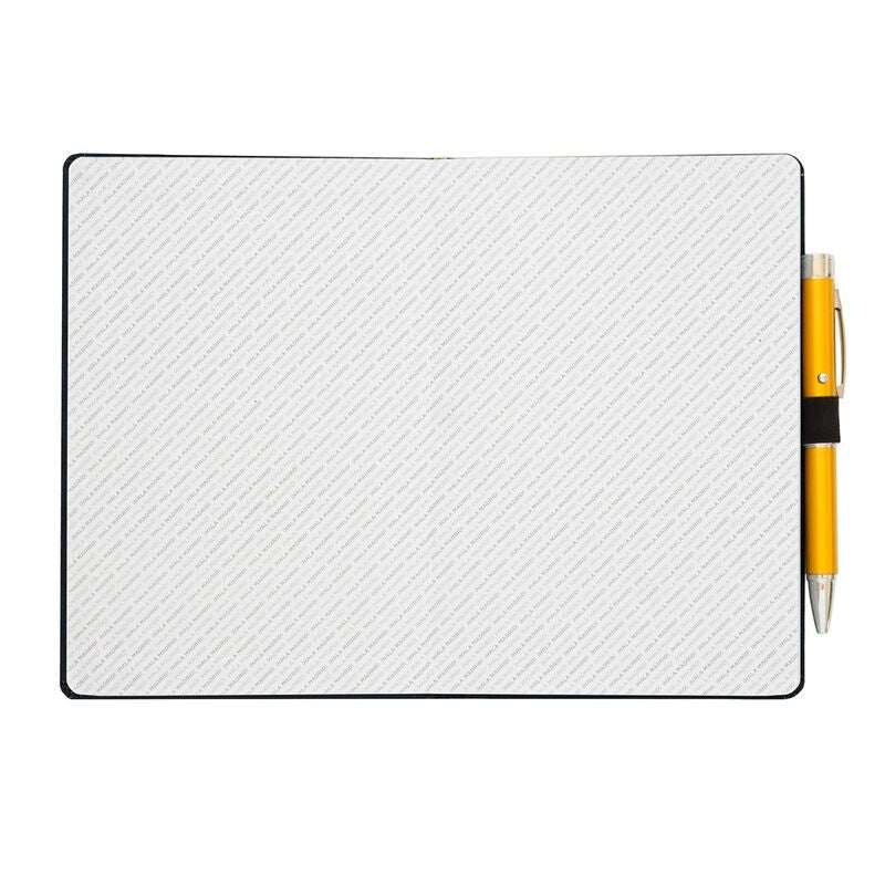 Cuaderno A5 Real Madrid azul marino con bolígrafo amarillo - 3