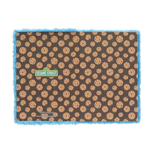 Cuaderno A5 azul de felpa del Monstruo de las Galletas - 3