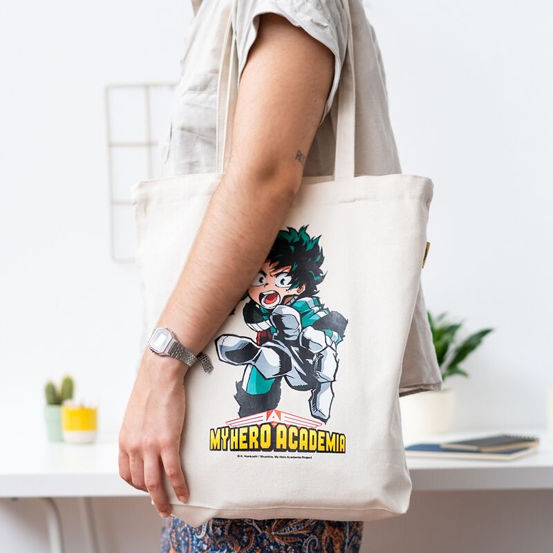 Bolsa shopping cruda de My Hero Academia con ilustración del personaje - 3