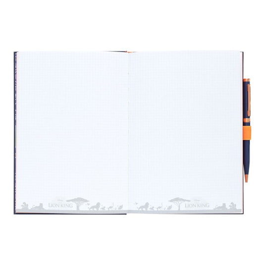 Cuaderno A5 azul de El Rey León Disney con bolígrafo a juego - 4