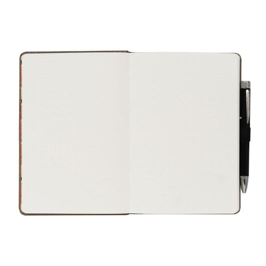 Cuaderno A5 Jurassic Park marrón con dinosaurio y bolígrafo-linterna - 4