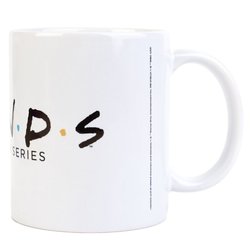 Taza blanca de cerámica Friends de 350 ml - 4