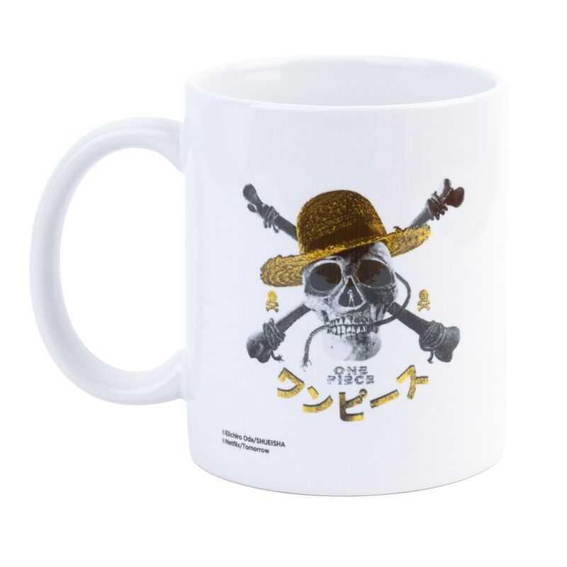 Taza blanca de cerámica de Roronoa Zoro de One Piece - 4