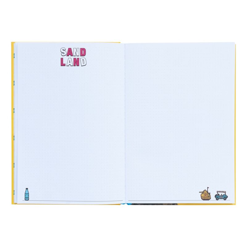 Cuaderno A5 ERIK de Sand Land con portada amarilla ilustrada - 4