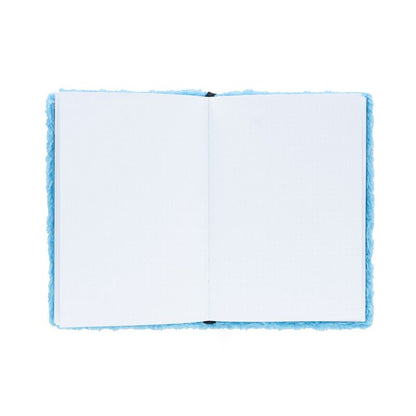Cuaderno A5 azul de felpa del Monstruo de las Galletas - 4